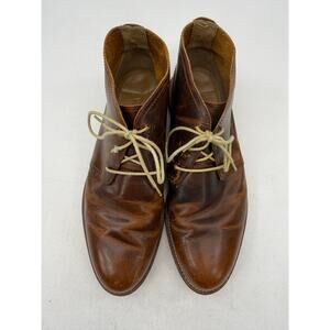 J Shoes Monarch Leather Chukka Boots Brown Handcrafted Leather Sole Mens 8‎